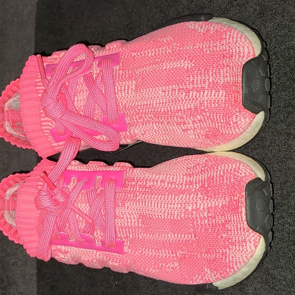 ADIDAS Hot Pink NMD R1 Knit Sneakers - Picture 17 of 17